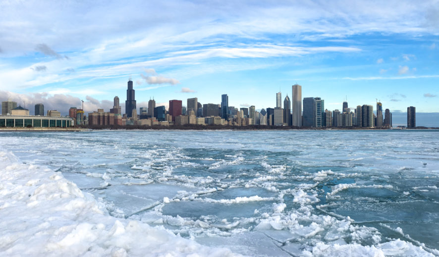 Icy Lakefront