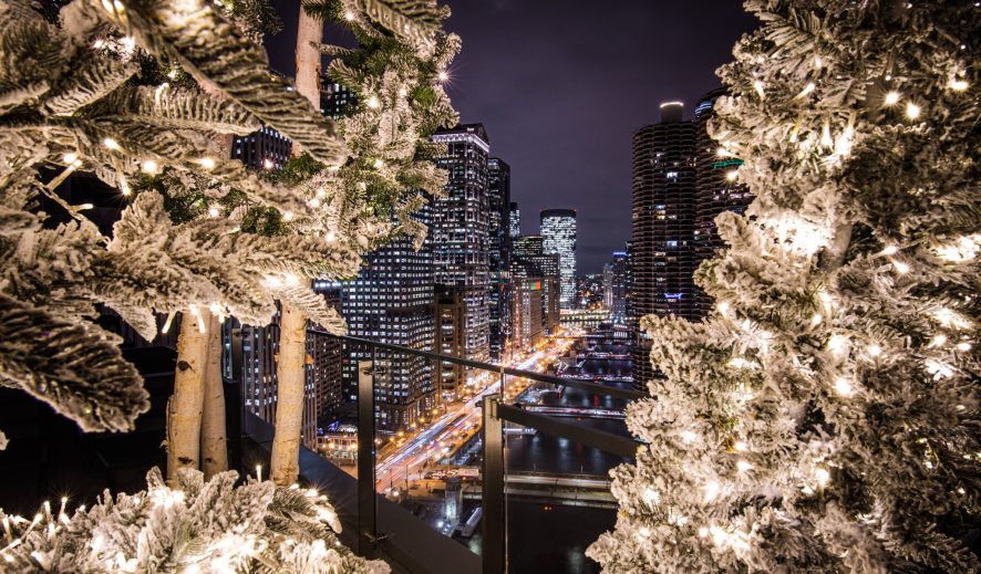 LondonHouse Chicago Holiday Decor Photoshoot