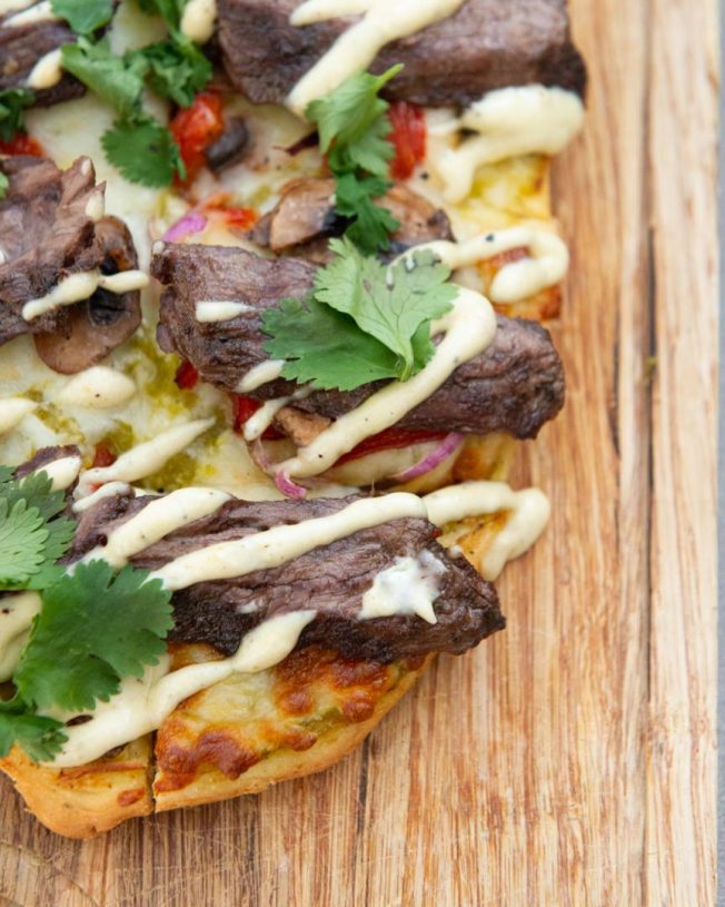 IO Godfrey Steak Flatbread